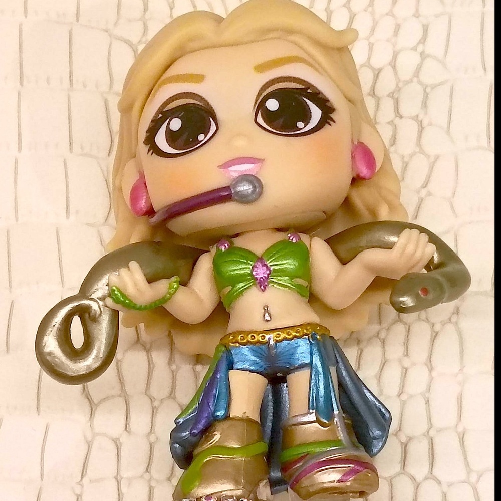 New Rare Britney Spears w/ Snake Bedazzled Fashion Pop Pen.
